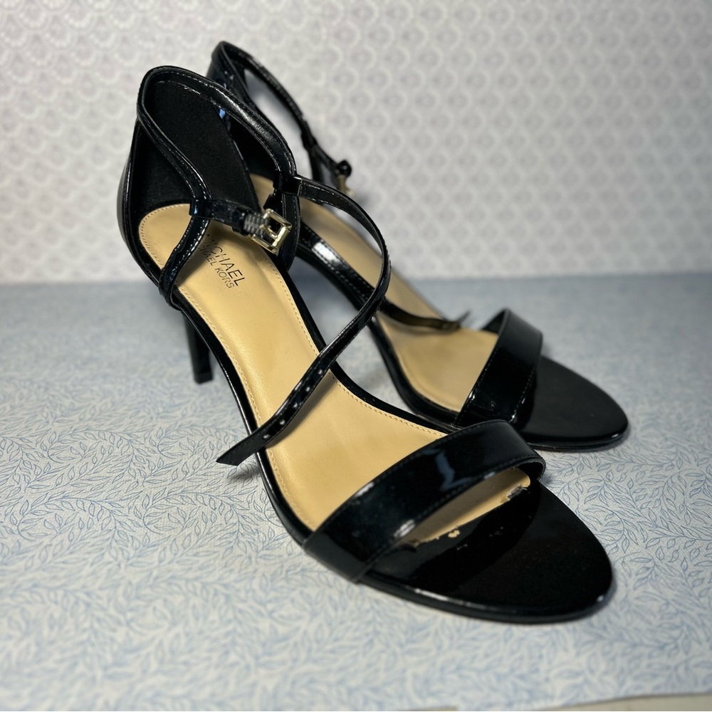 Michael Kors Black Patent Heels